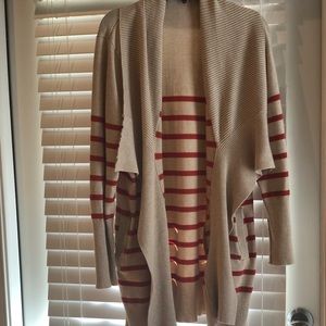 Tan/orange cardigan great for spring/fall